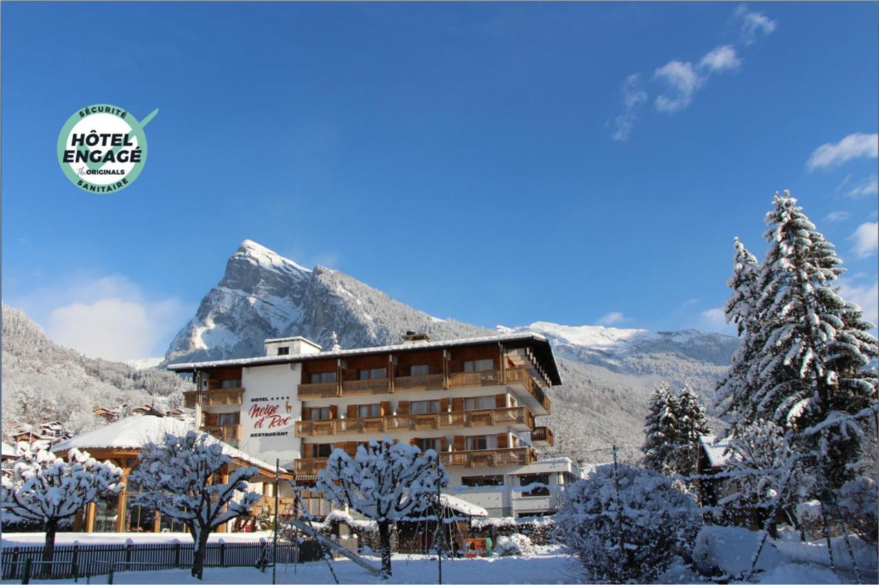 Chalet-Hôtel Neige et Roc, The Originals Relais  Samoëns Buitenkant foto
