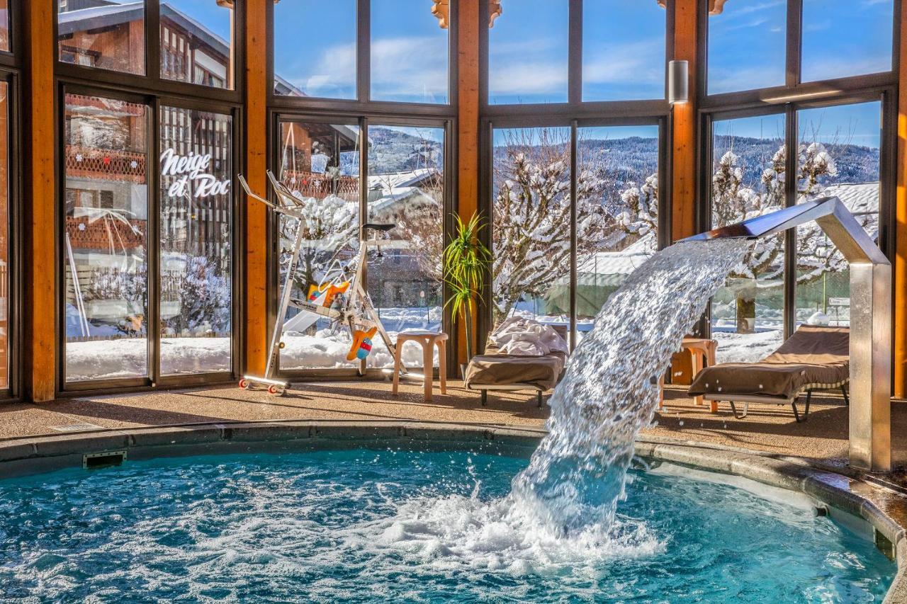 Chalet-Hôtel Neige et Roc, The Originals Relais  Samoëns Buitenkant foto