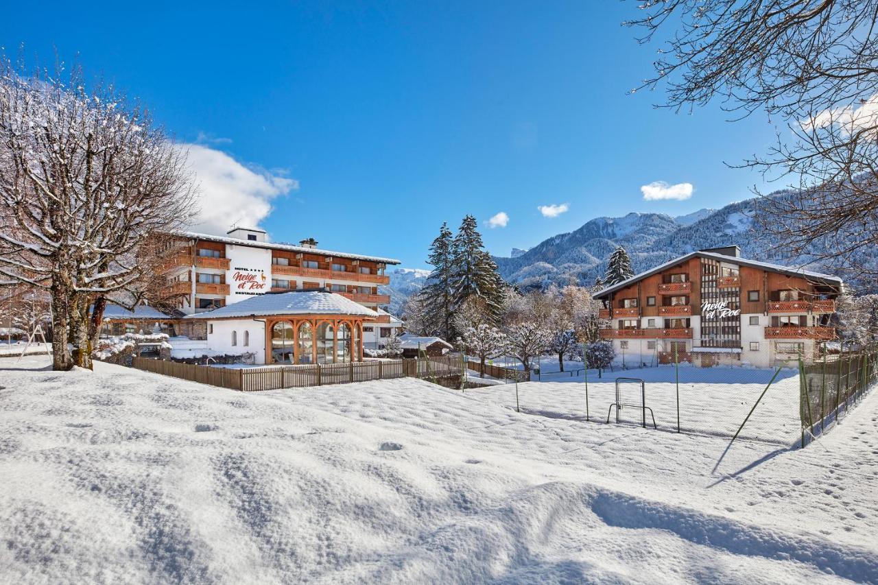 Chalet-Hôtel Neige et Roc, The Originals Relais  Samoëns Buitenkant foto
